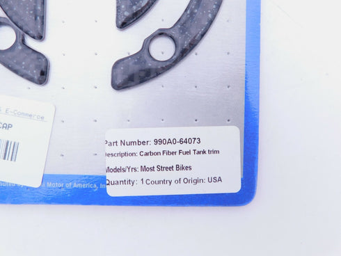 SUZUKI GSX-R 600 GSX-R 750 GSX-R 1000 HAYABUSA CARBON FIBER FUEL CAP TRIM NEW